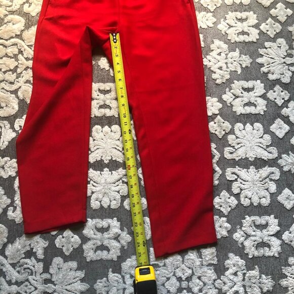 Banana Republic Hayden, Red, Polyester, Pull-on, Dressy,Trousers/Pants, Sz Small - Picture 8 of 8
